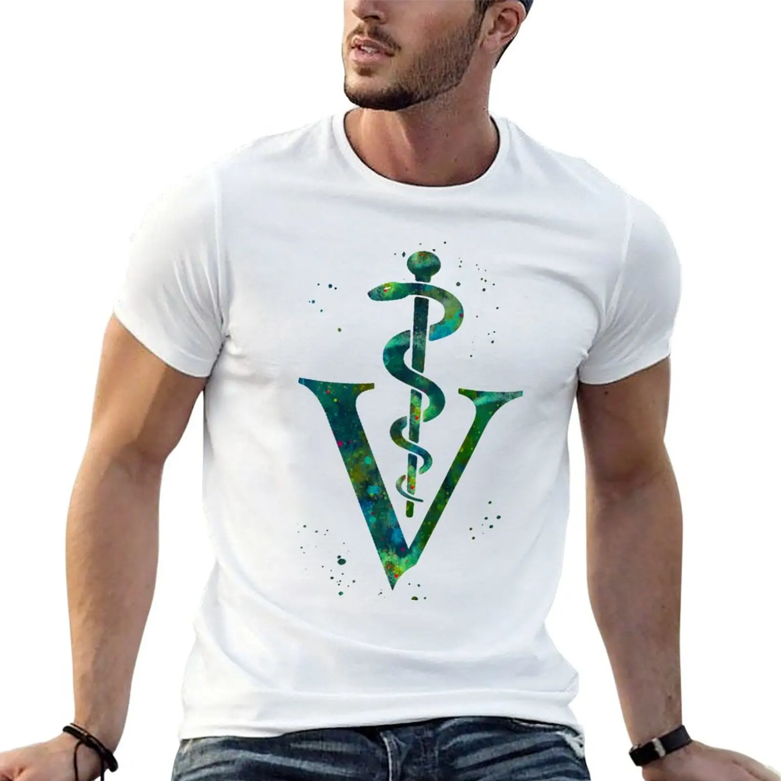 

graphic t luxury shirts t man Veterinary Symbol shirt T-Shirt mens