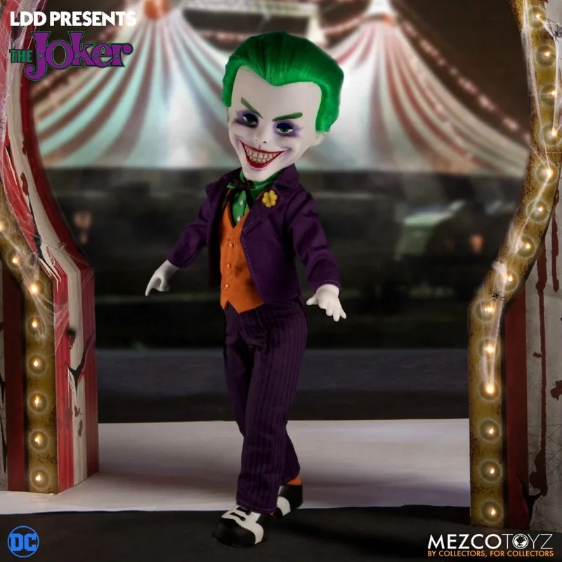 MEZCO 오리지널 10인치 완성품 가동형 정교한 피규어 MDS 시리즈 조커 애니메이션 장난감 모델 축제 선물 소년용