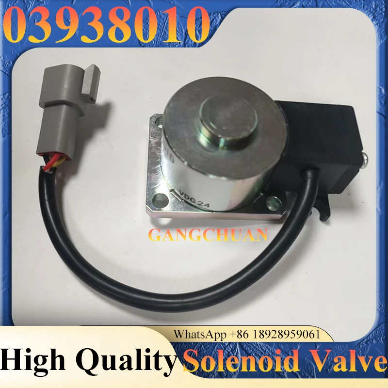 Onderdelen van bouwmachines Graafmachineonderdelen Magneetventiel 03938010 voor 3L 31C dieselmotor