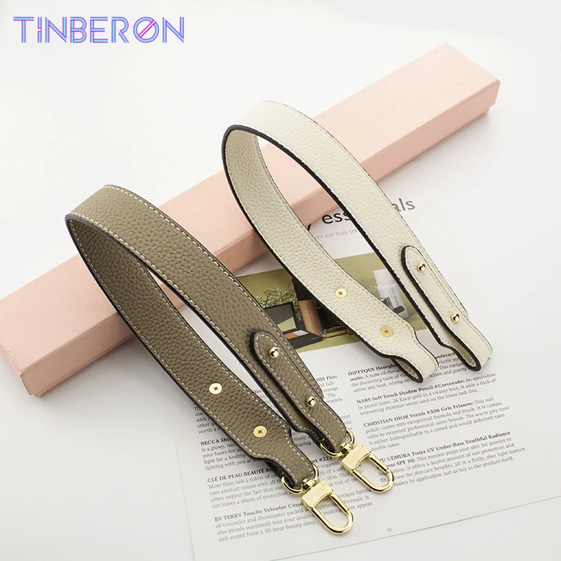 Tinberon 53cm Underarm Bag Strap Women's Leather Shoulder Bag Strap Replacement Handbag Handle Short Bag Strap Bags Accessories