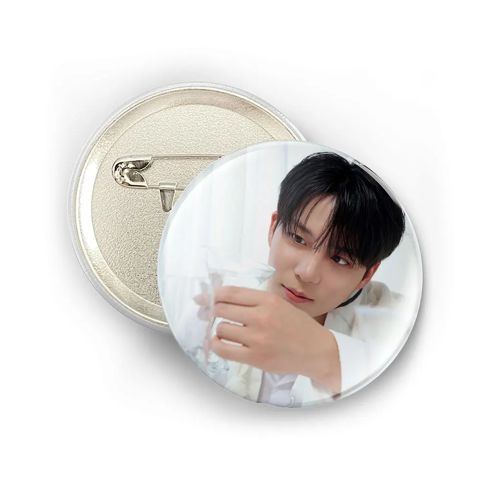 58mm Pin ATEEZ YOUR FRIENDLY GHOST Badge KPOP Brooch Collectible Fashion Accessory for Fans Backpack/T-shirt image 2