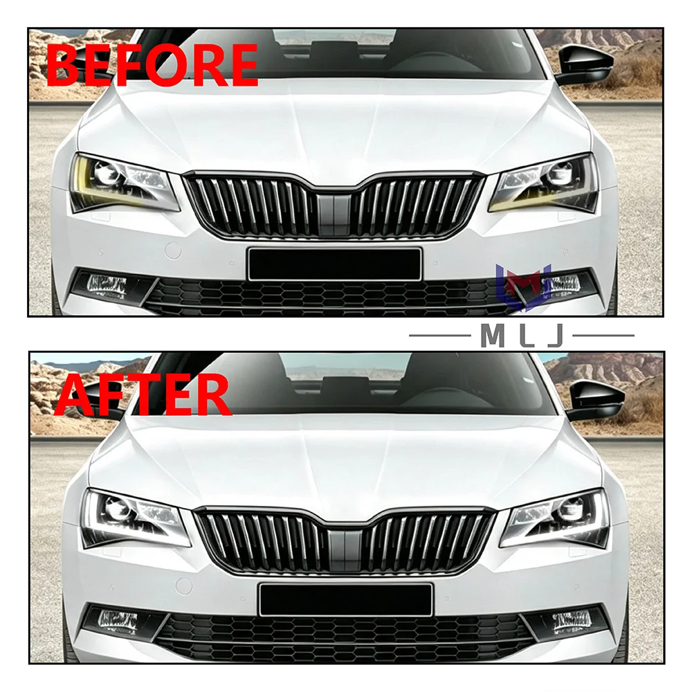 3V1941645A Acrylic DRL Light Guide Strip Tube Headligh Angel Eye DRL Light guide strip For VW Skoda Superb 2019-2024 High Spec