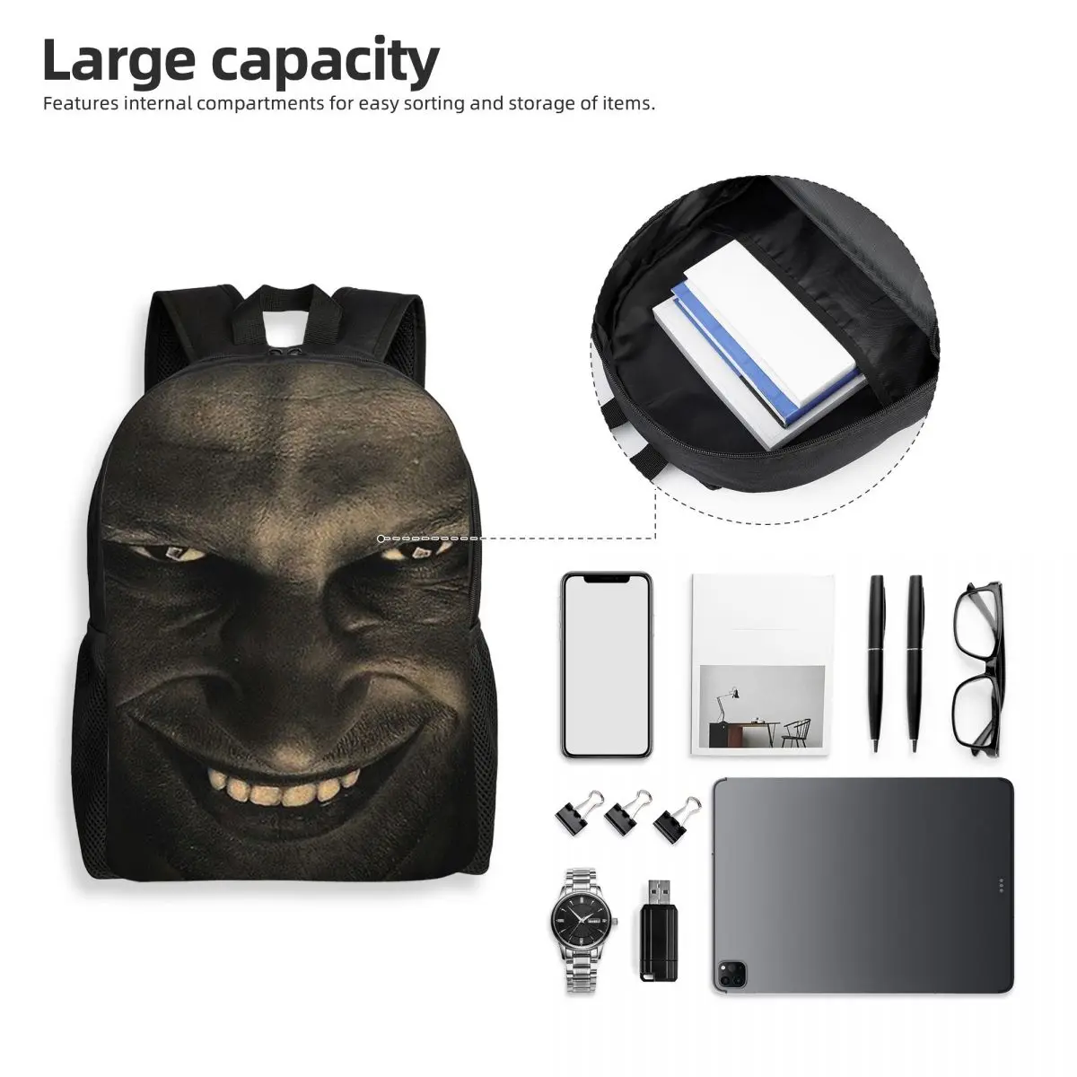 Aphex Twin Electronic Music Artist Producer Backpack Student Boys Girls BookBag School Bag Computer Shoulder Bags