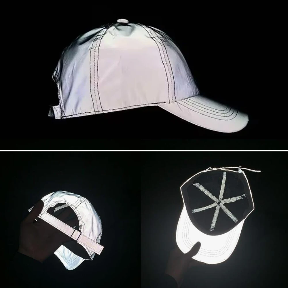 Reflective Hat Caps Fluorescent Hats Festival Gift For Men Women Baseball Cap
