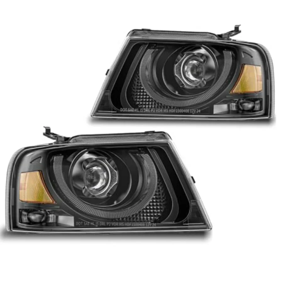 

Новая светодиодная фара в сборе для пикапа F150 2004-2008 и Lincoln Mark LT 2006-2008 с функцией подсветки поворотов, ближним и дальним светом, габаритным огнем