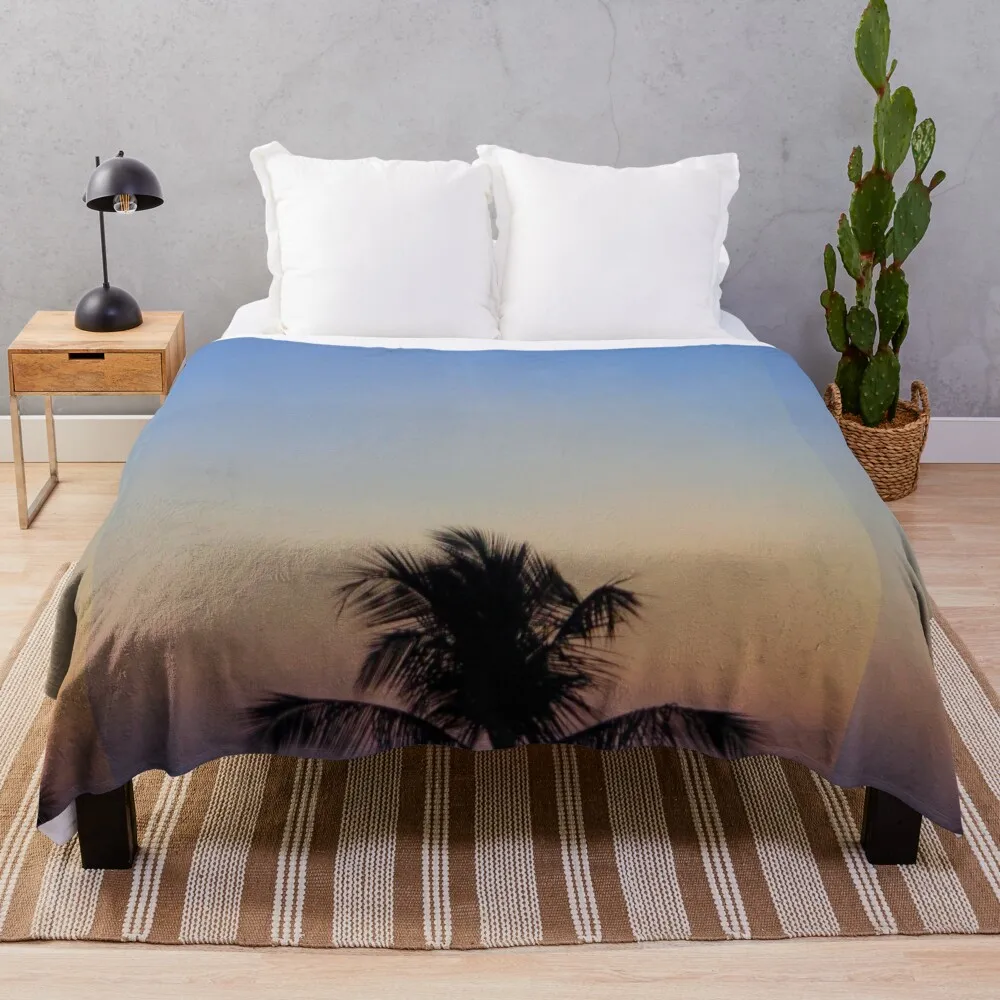 

Summer beach vibes Throw Blanket Retros warm winter Kid'S Blankets