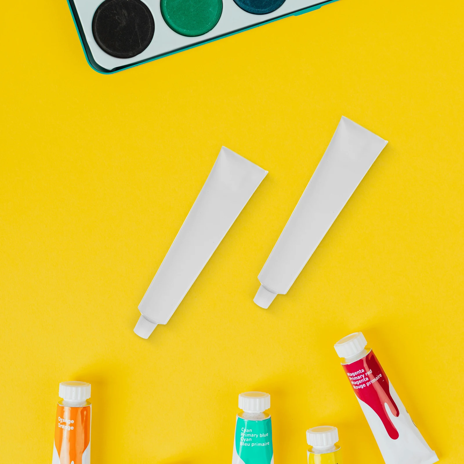 10 tubi di vernice vuoti ricaricabili in alluminio, contenitori per olio, acrilico, acquerello, gouache, per artisti professionisti