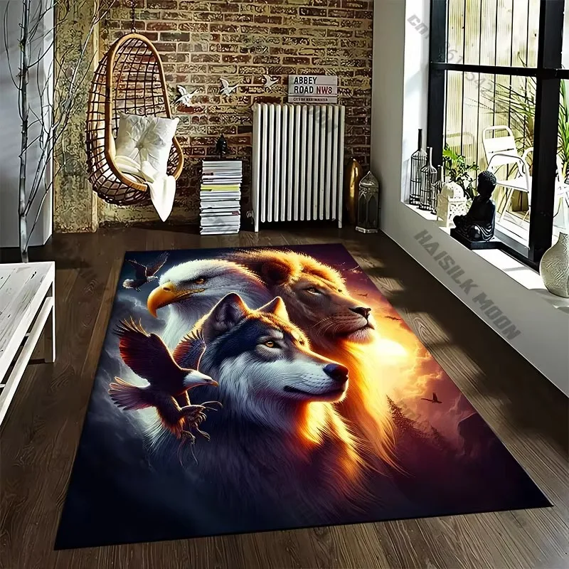 Strength Unity Duality Naturecarpet Yoga Living Room Room Decor Children's Crawling Mat Doormat Area Rug Games Floor Mat