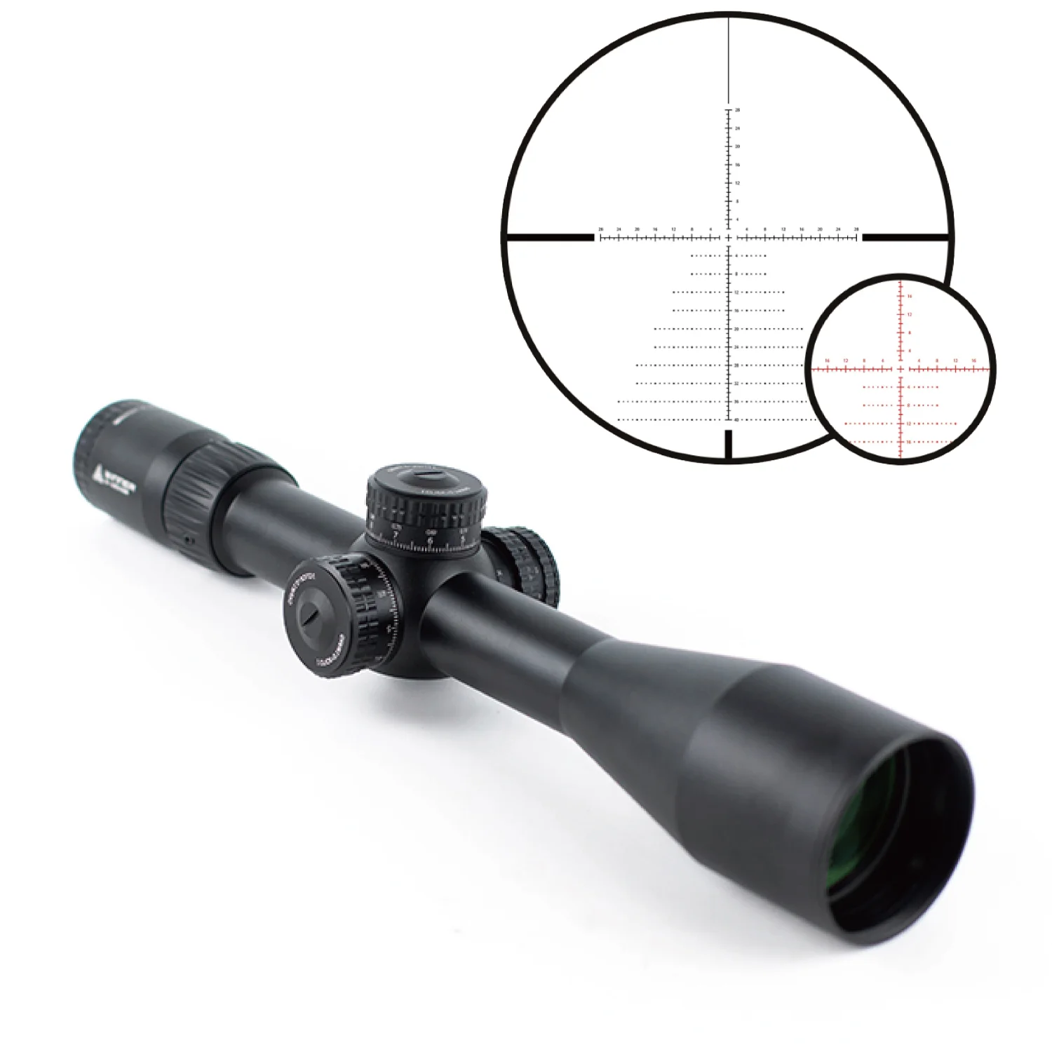 HAWKEYE OPTICS WINNER 5-25X56 FFP RifleScopes IR Scope First Focal Plane .338 Shockproof Red Illumination 34mm tube