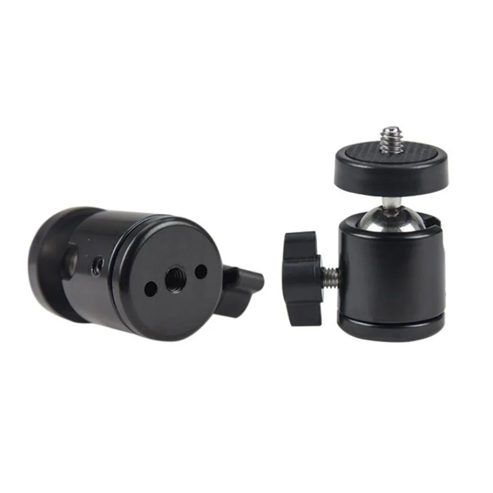 

2PCS Spherical Head Damping Panoramic Scale Camera Tripod Monopod Lamp Holder Aluminum Adjustable 30 90 Degree Compatible