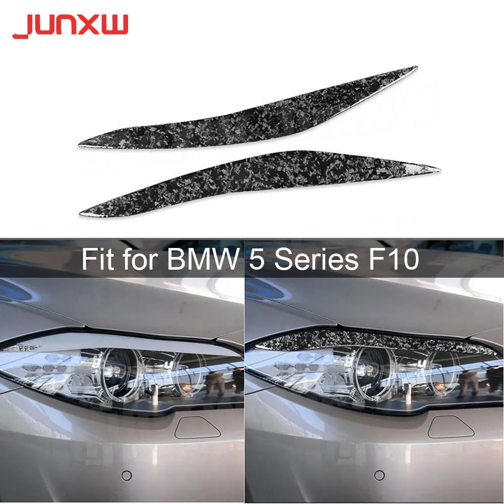 

Carbon Fiber Fiber Front Bumper Lip FogLamp Eyebrow Car interior Decoration for BMW 5 Series F10 2010-2013