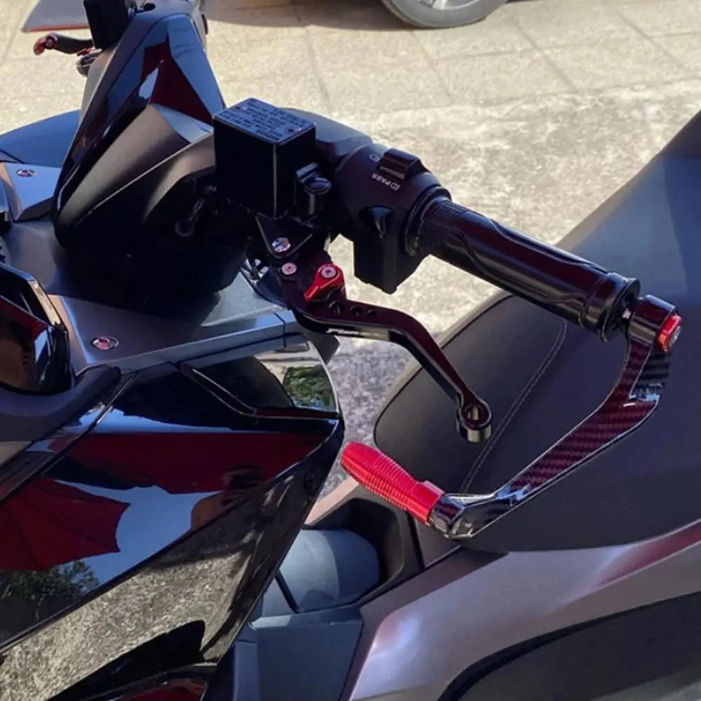 

Strong support for motorcycle brake clutch lever hand protector