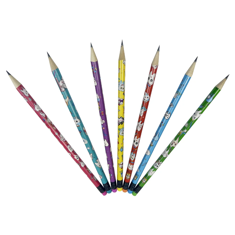 50 قطعة/الحقيبة الإبداعية الكرتون الأسنان نمط أقلام رصاص أقلام خشبية للأطفال رسم عيادة الأسنان مكتب القرطاسية طبيب الأسنان هدية #5