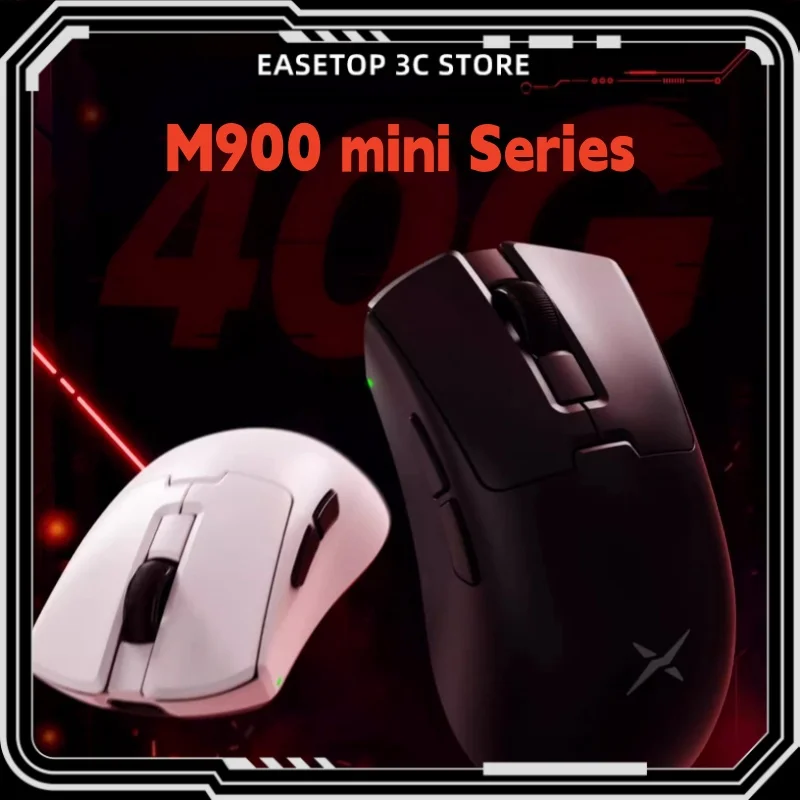 Delux M900mini Pro E-Sports Gaming Mouse Wireless Dual-Mode 8k Paw3395 Right-Handed Ergonomic Lightweight Laptop Game Mouse