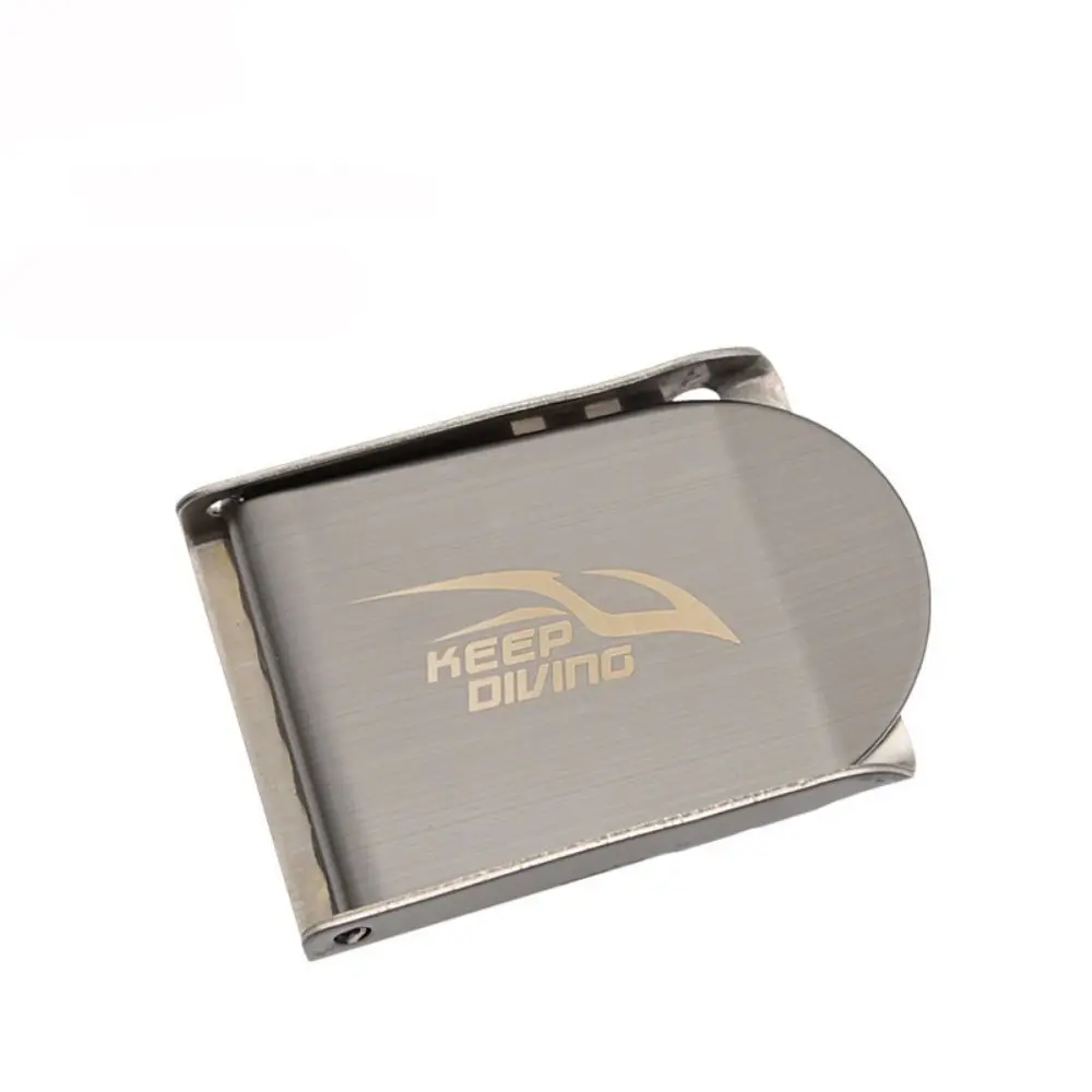 304 Stainless Steel Scuba Diving Color Weight Belt Buckle Wire Drawing Process 7.9*5.5cm Quick-release Buckle