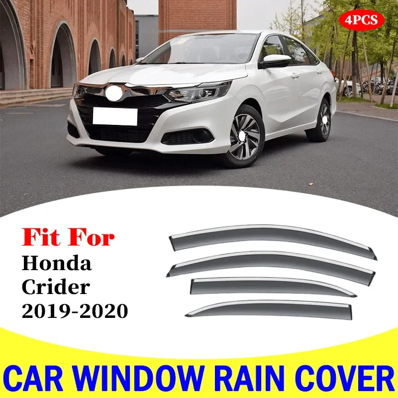 

Car Window Rain Shield Visor Guards Protector Sun Wind Deflector Awning Shade Cover Honda Crider 2019-2020 Car Accessories