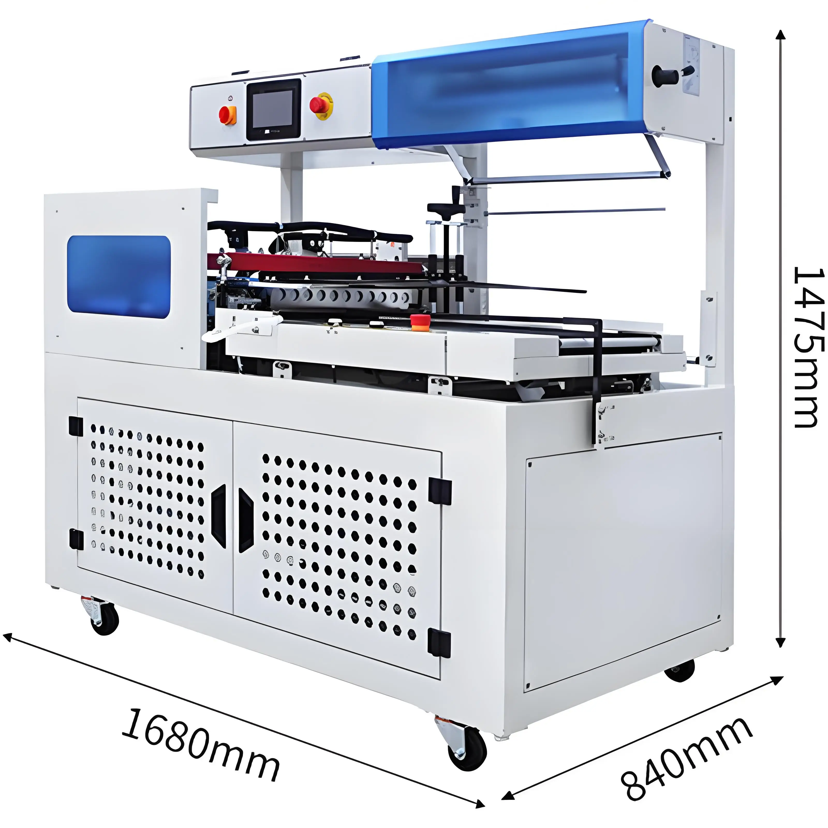 0-30Pcs Automatic Vertical Sealing and Cutting Shrink Wrapping Machine Heat Shrink Packing Machine