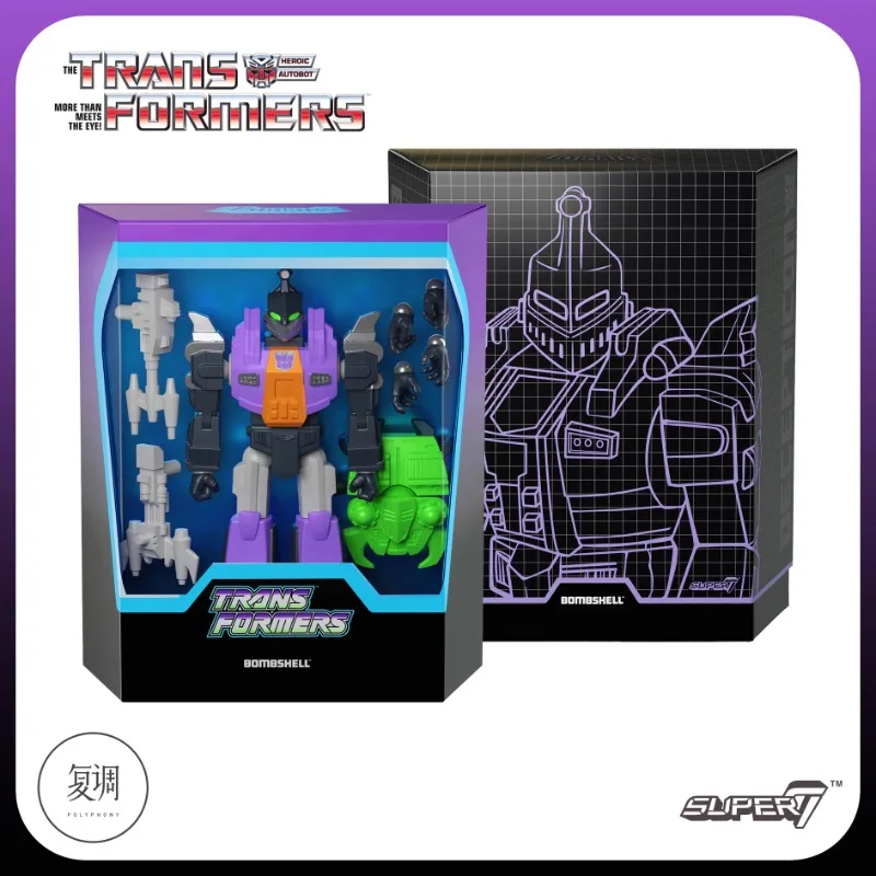 ในสต็อก Super7 Transformers Ultimate Series 1Bombshell Action Figure ของเล่นคอลเลกชันของขวัญของขวัญเด็กฮาโลวีน