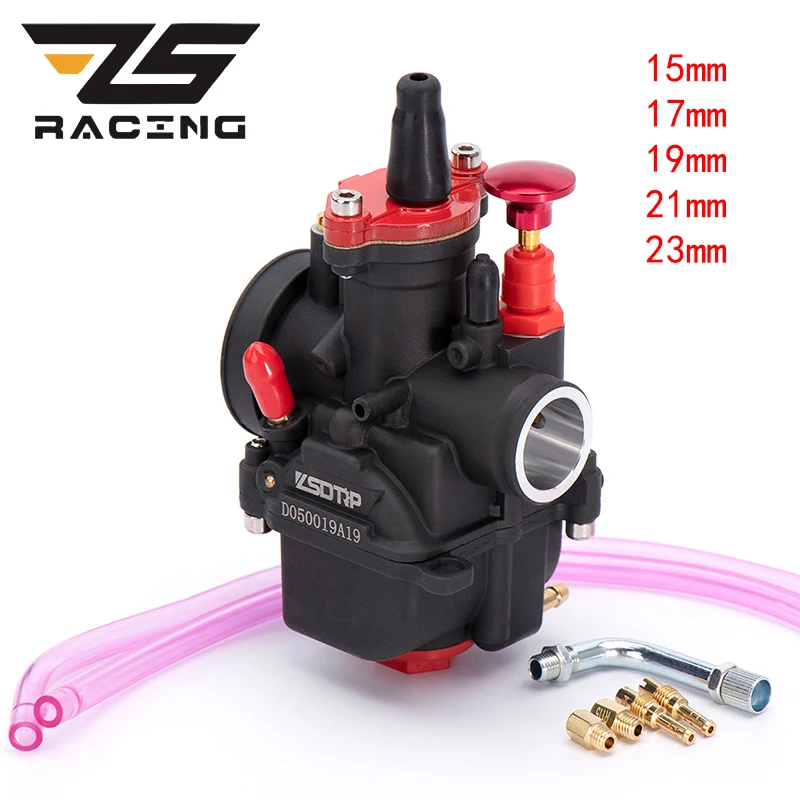 ZS Racing PWK Carburetor 15/17/19/21/23mm Carburetors With Power Jet for MBK PEUGEOT YAMAHA BETA Motorcycle Part