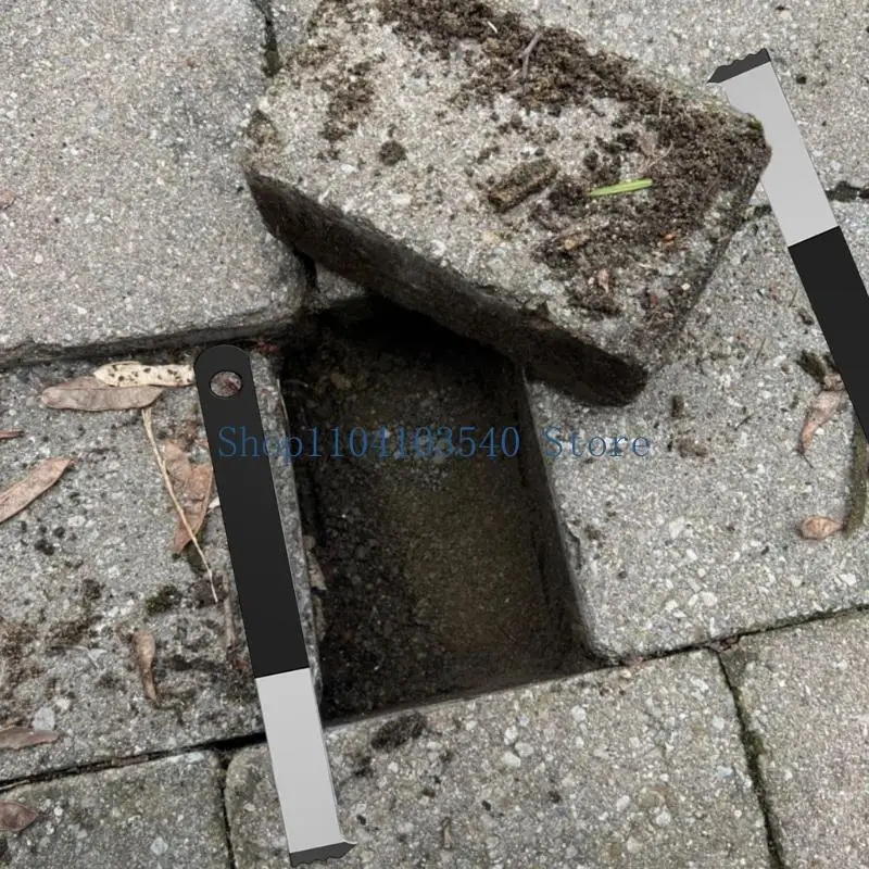 02dc 2pcs Favers Strumento Struttura in acciaio inossidabile Extractor Strumento Strumento Strumento sollevamento Strumento