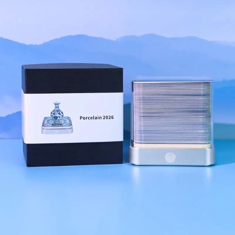 Elegant Chinese Blue Ceramic 3D Paper Craft Planner 278 Pages Perfect For Home display