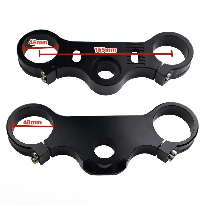 

In Stock Pit Bike 45/48mm 165mm Bicycle Triple Tree Clamp Without Handle Block,Steering and Bearing