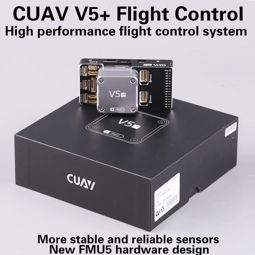 CUAV V5+ Pixhawk V5 Plus Autopilot Flight Controller with NEO V2 GPS Module for FPV Drone Helicopter Flight Simulator Whole