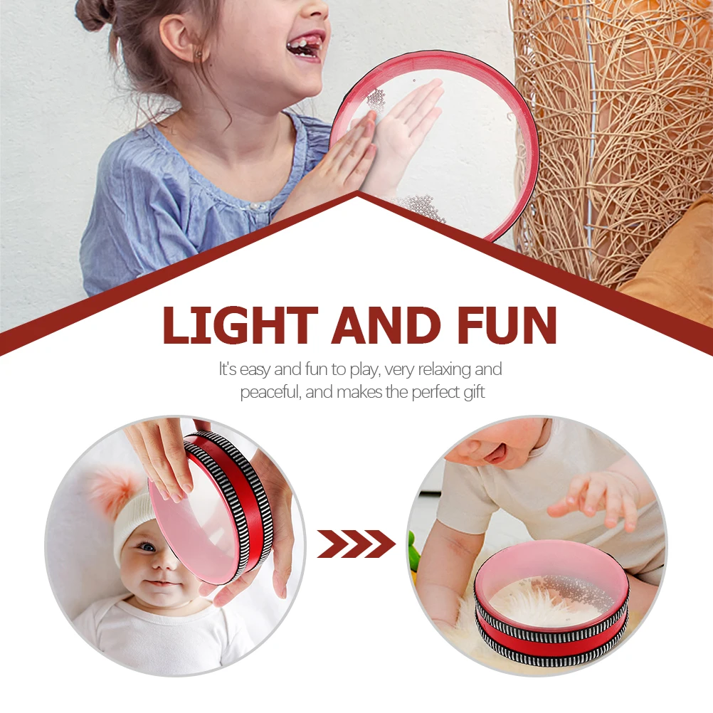 

Wooden Percussion Sea Sound Musical Wave Bead Drum Instrument Kids H Drum Educational Toy Musical Sea Sound Child Play