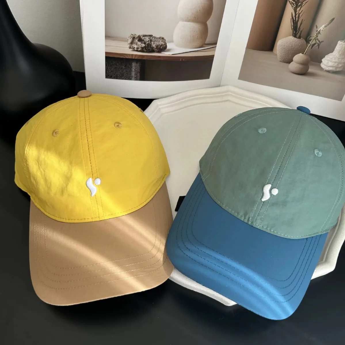 

New embroidered versatile quick drying baseball cap for women's Instagram minimalist casual internet celebrity duck tongue hat