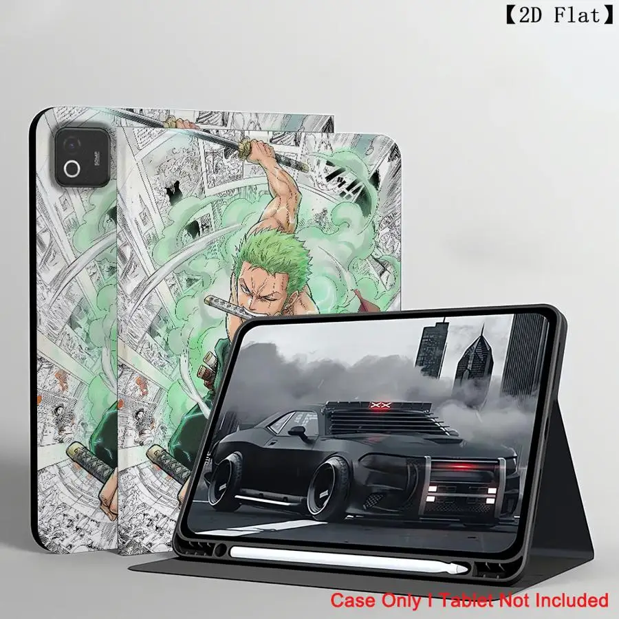 Case for Xiaomi Redmi Pad SE K Pad 8.8 9.7 12.4 Inch Pad 5 6 7 8 Pro Pad 6s Pro 7 Ultra With Pencil Holder Anime Cool L-Luffys
