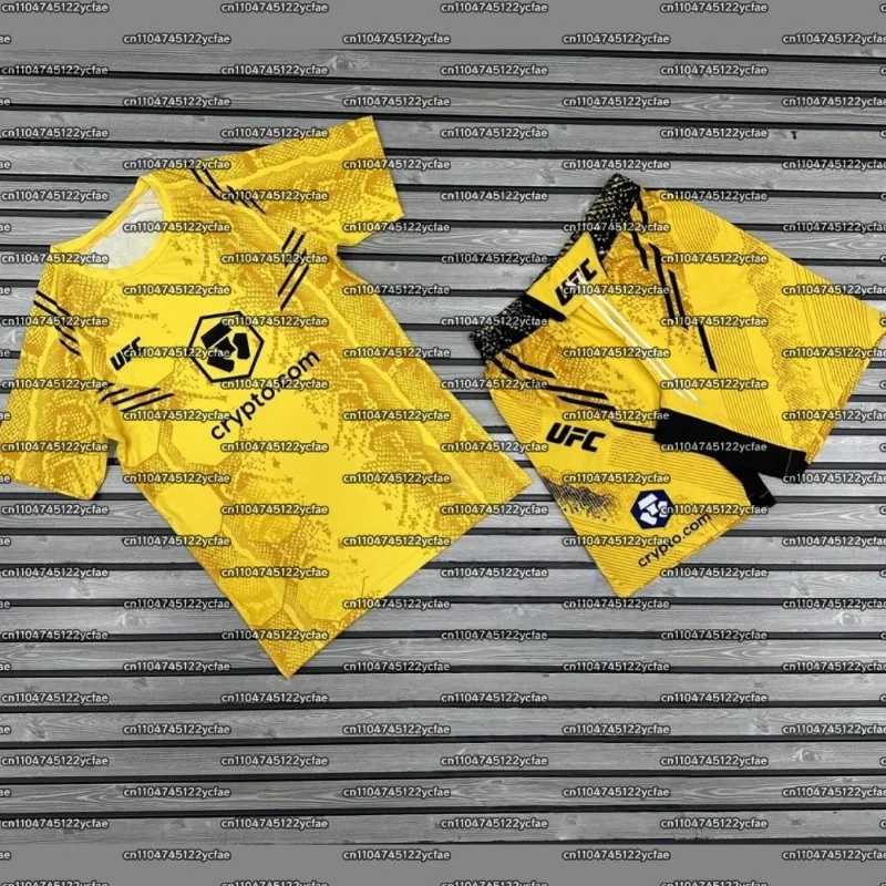 

Men's UFC Mixed Martial Arts Training Team T-Shirt Short Fitness Running Sweatshirt for Outdoor Boxing And Wrestling Sportswear