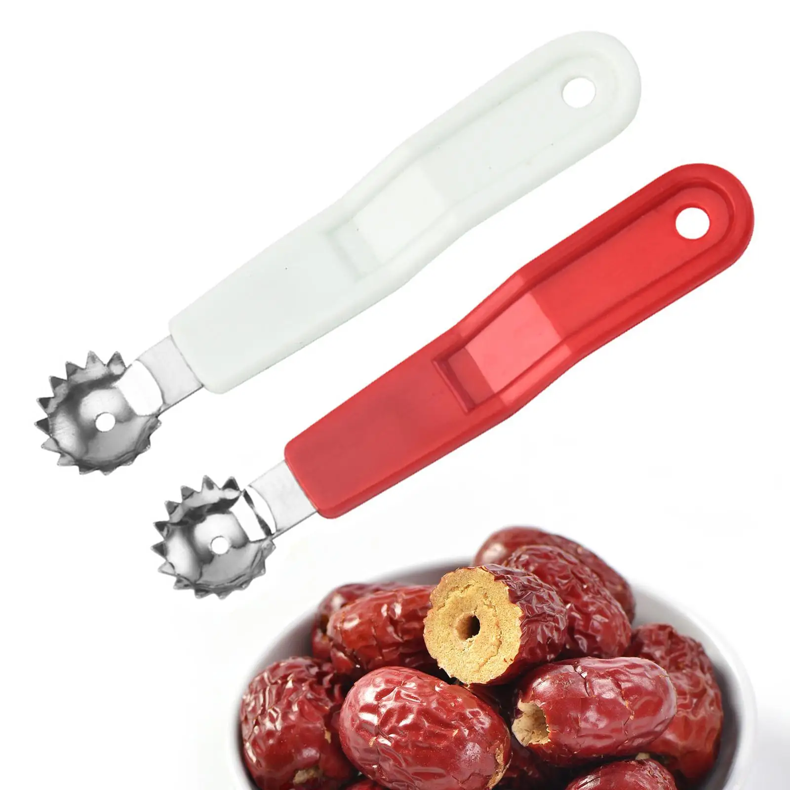 

Strawberry Huller Comfort Grip Household Kitchen Tool Portable Tomato Stem Corer Vegetable Stem Hulling Remover Tool for Dining