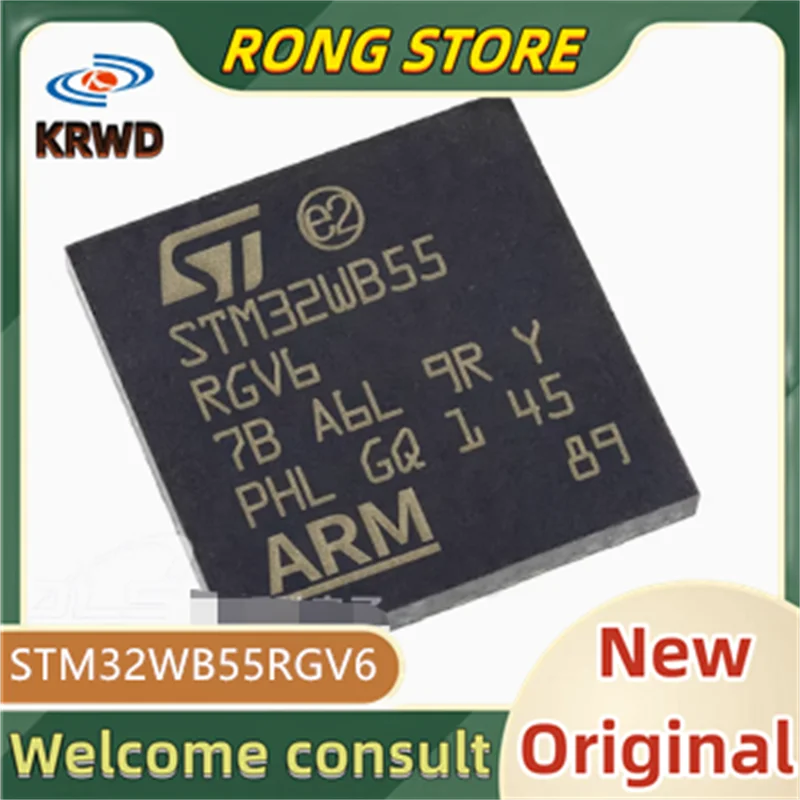 

2шт STM32WB55RGV6 STM32 VFQFPN-6 Новый и оригинальный
