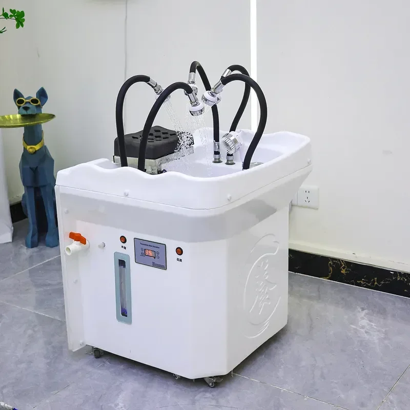 Removable Head Therapy Device for Barber Shop Beauty Hair Wireless Shampoo Basin with Water Circulation