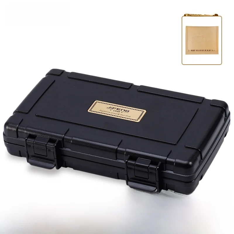 

Портативный дорожный увлажнитель JIFENG для сигар, набор из пяти предметов, экологичный пластик, губка, противоскользящий дизайн