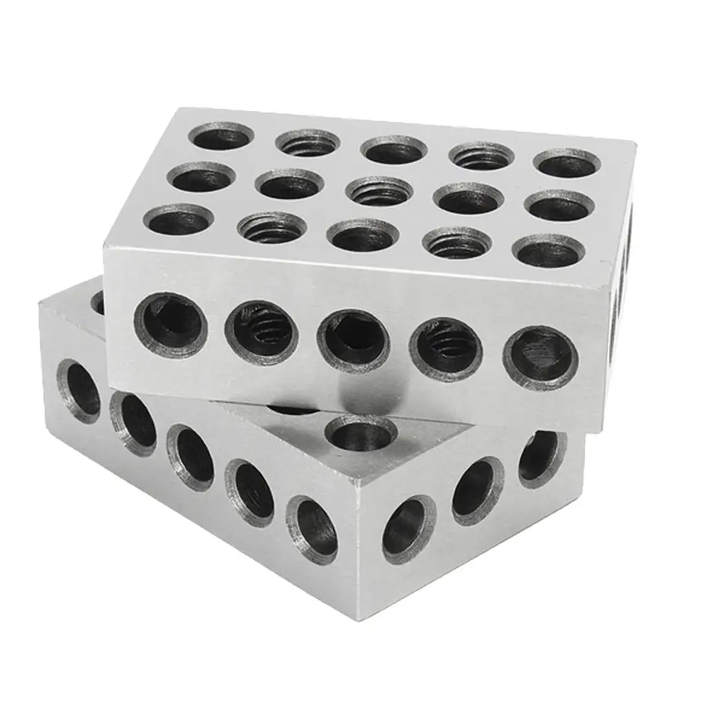 Precision 1-2-3 123 Blocks Set 23 Holes .0001