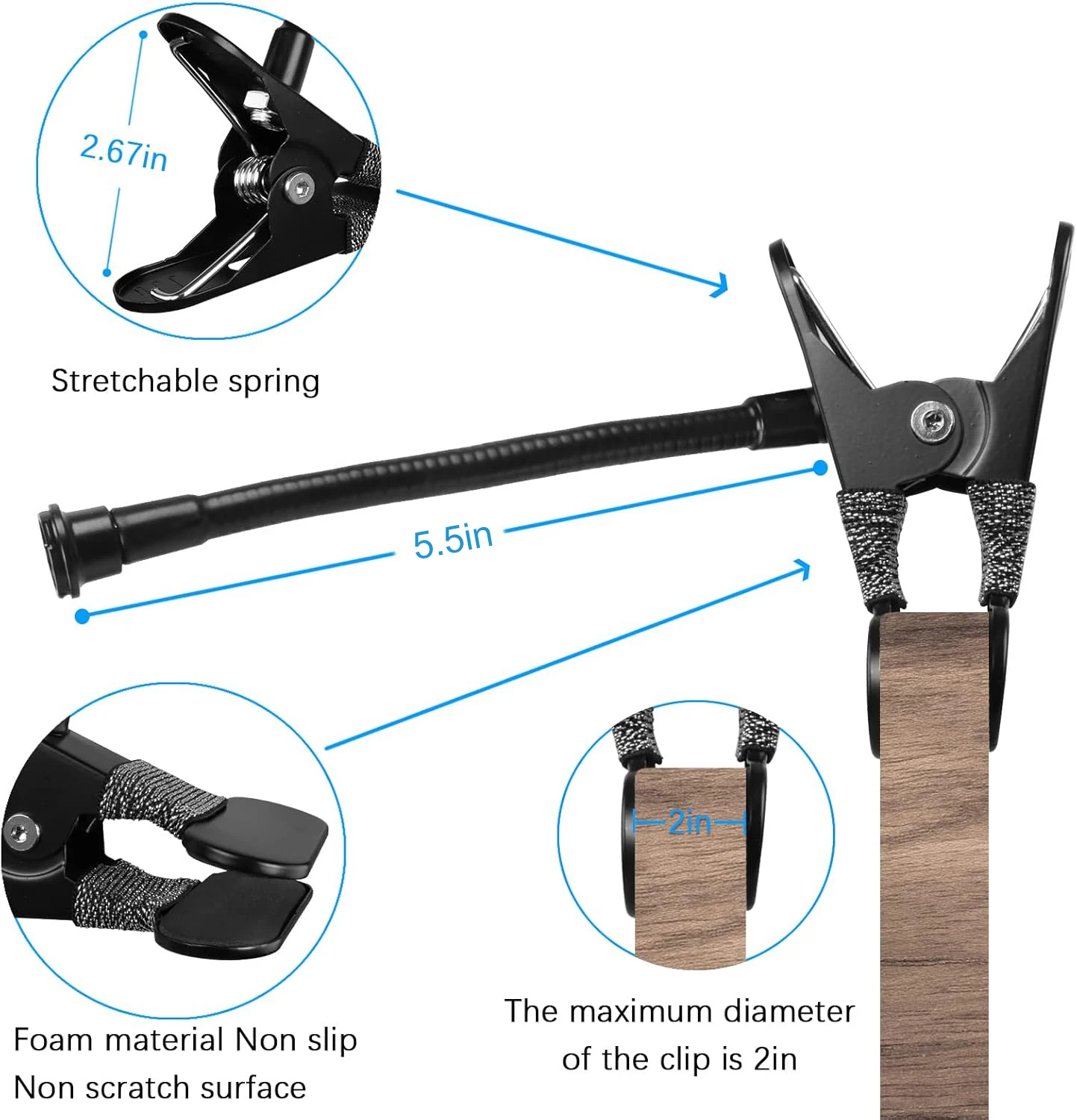 وميض مشبك كاميرا جبل للكاميرا الخارجية وميض/كاميرا داخلية/كاميرا بلينك 4th Gen/3rd Gen/Blink Mini/Blink XT/Blink XT2