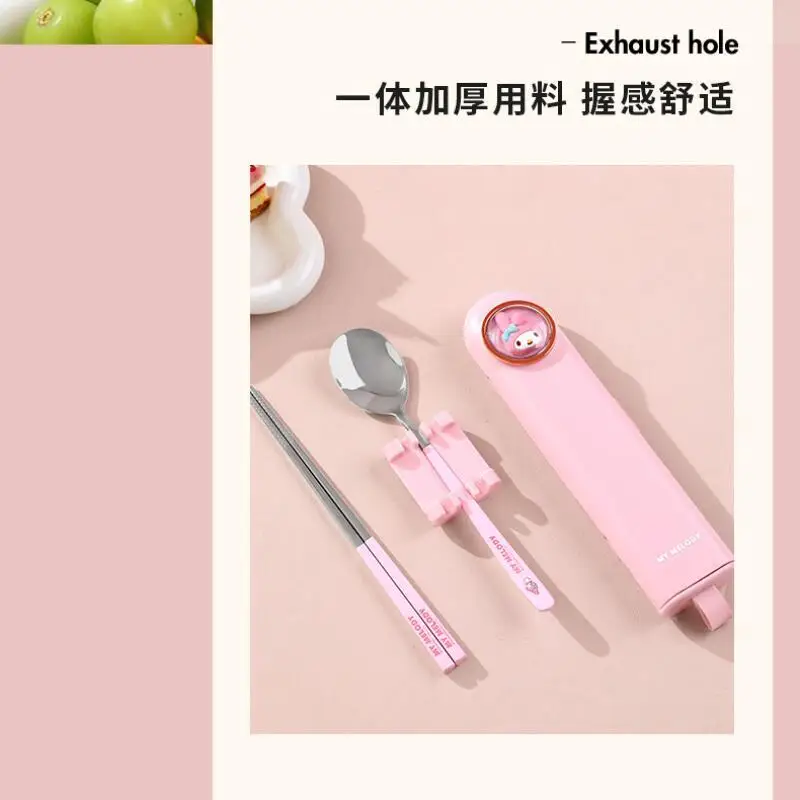 سانريو ماي ميلودي سينامورول مرحبا كيتي أدوات المائدة زخرفة الكبار طالب منتج جديد ضرب المنتج لطيف الكرتون المحمولة في الهواء الطلق