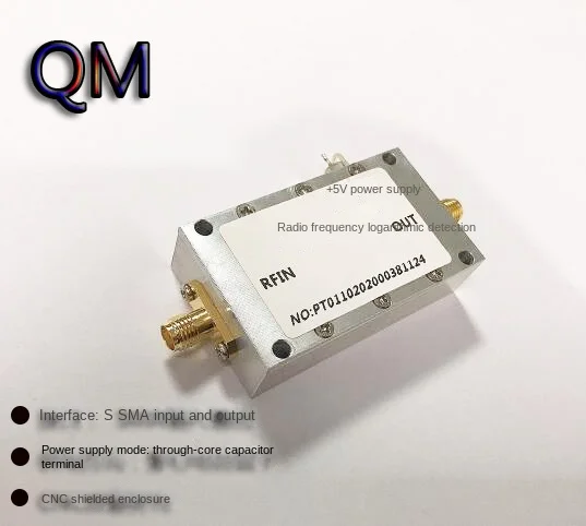 RF logarithmic detector power meter power detection 10GHz broadband power detection power meter DIY