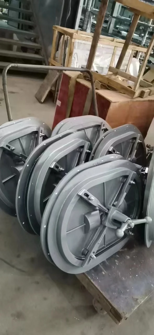 Escotilha de deck de alumínio marinho oval DOWIN