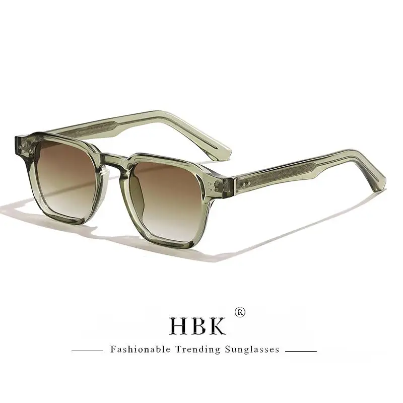 HBK Fashion Square Herren-Sonnenbrille Damen-Sonnenbrille mit Core-Einsatz-Bügel Luxusmarke Sonnenbrillen für Reisen, Strand, Party, Festival, Geschenke – Detail 29