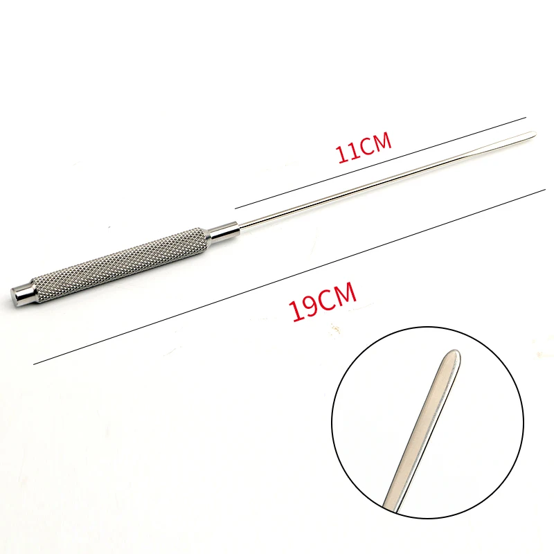 Wire Carving Stripper Device Threading Needle Blunt Head Stainless Steel Cosmetic Plastic Surgery Large V Buried Wire With Hole