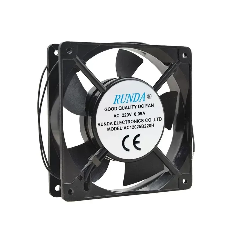 New RUNDA AC12025B220H 220V 0.09A Welding Machine Chassis Cabinet Cooling Fan 12CM