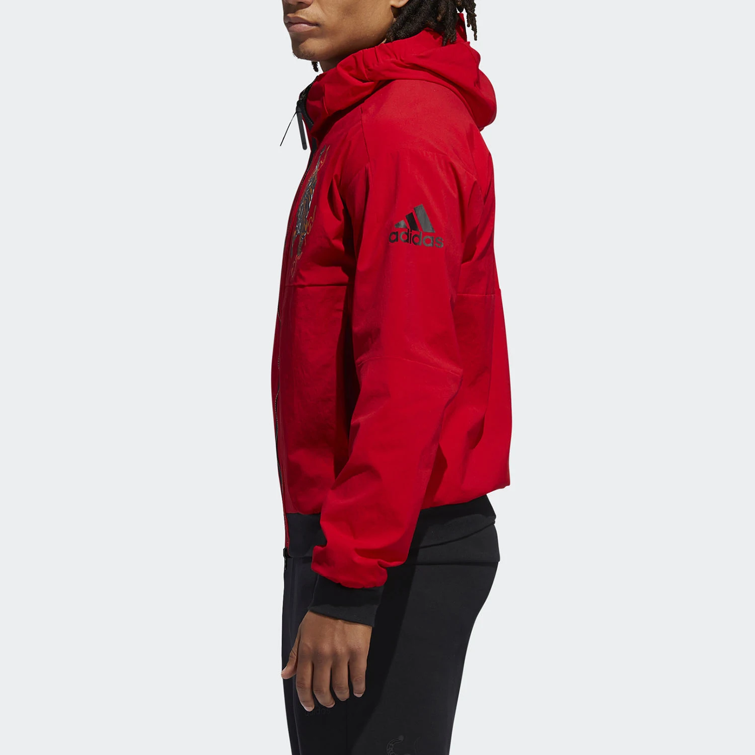 Adidas genuine CNY Tiger men's hooded sports jacket GG0766