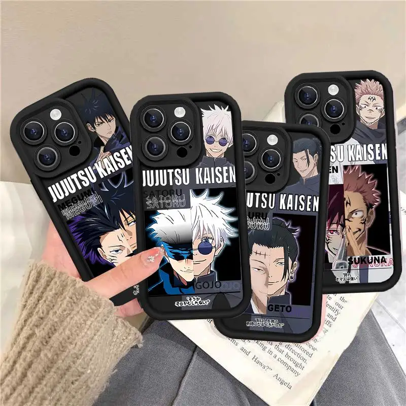 Jujutsu Kaisen Gojo Satoru Case For Huawei P20 P30 P40 P50 Pro Mate 20 30 40 Pro Y9 Prime 2019 Y7A Y9S Honor 90 Nova 5i 5T Cover