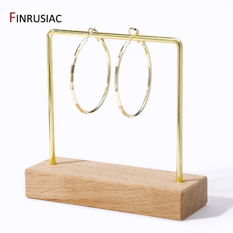 Luxury 30-60mm 14K Gold Plated Brass Big Circle Hoop Earrings for Women Charms Original Designer Party Wedding Jewelry Gifts