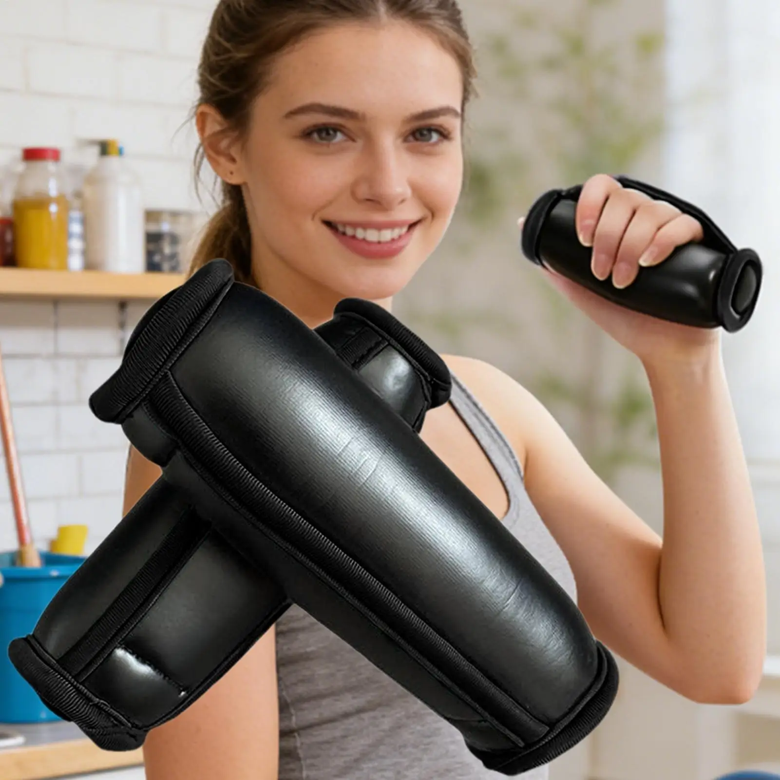 

Мягкие аэробные гантели 1 фунт (1 пара), легкие утяжелители для фитнеса для женщин и мужчин, для тонизирования, ходьбы, домашних тренировок, бега