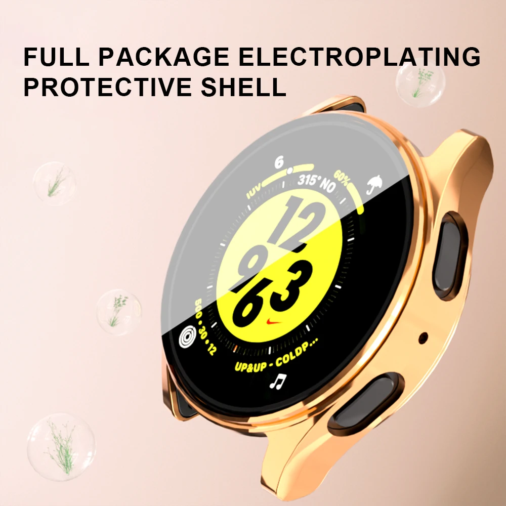 Casing TPU lembut Cover penuh untuk Samsung Galaxy Watch7 40mm 44mm pelindung layar penutup pelindung tepi lunak untuk Sansung Watch7 casing