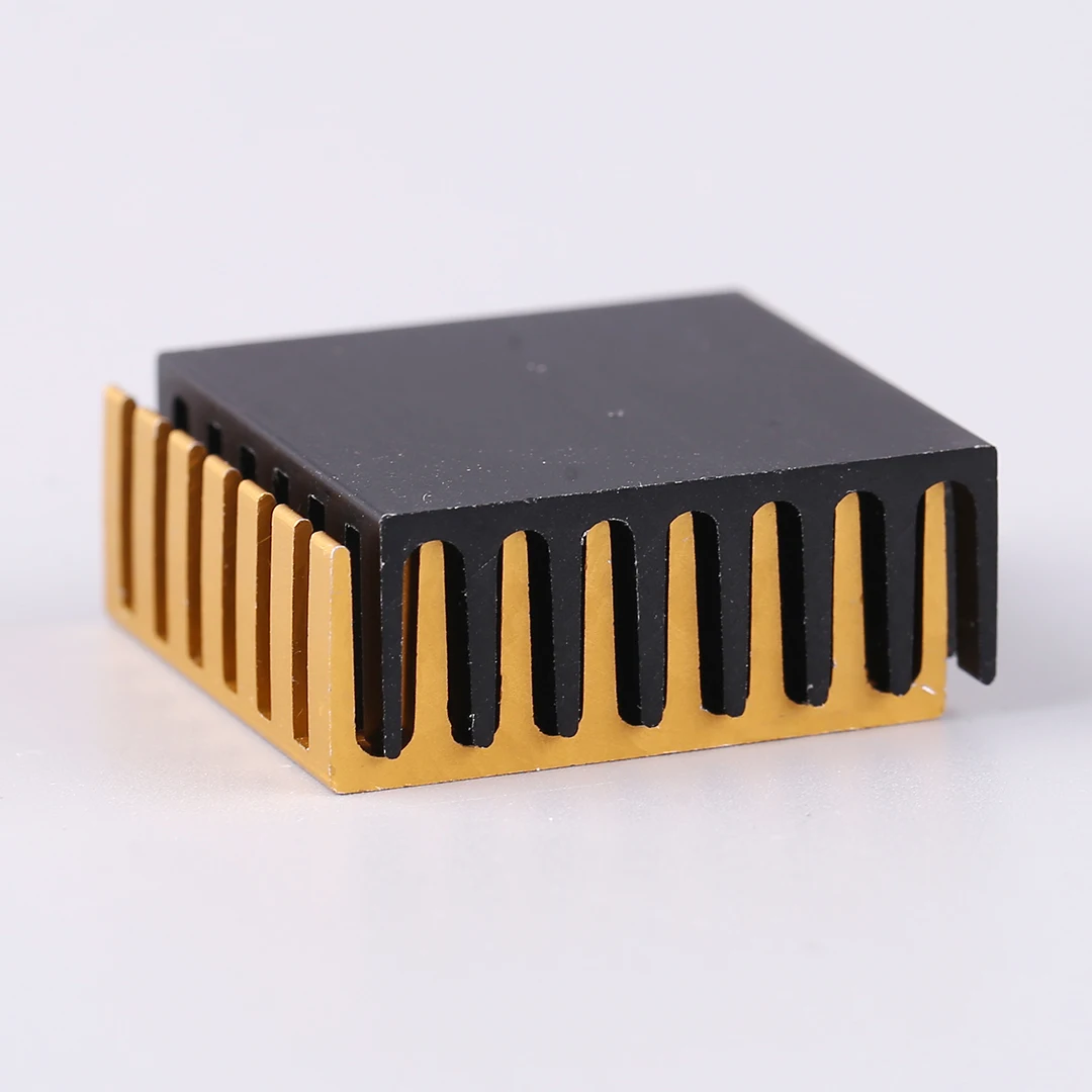 Disipador de calor de aluminio 28*28*11mm 11*11*5mm enfriador de radiador de Chip electrónico con cinta adhesiva térmica de doble cara 3M9448A