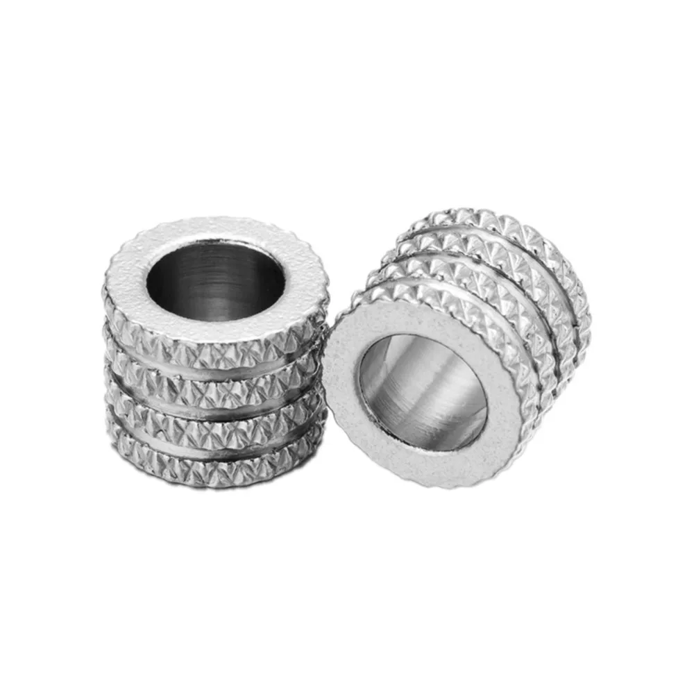 10Pcs Stainless Steel Gold Big Large Hole Tube Loose Spacer Bead DIY Pendants Bracelet Necklace Jewelry Making Supplies Findings image 3